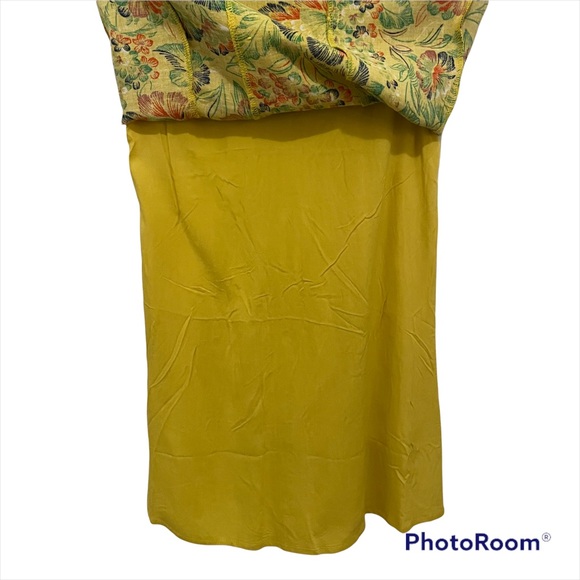 NWT Urban Outfitters Spring Floral Boho Linen Mini Dress - Size XS or MED - Picture 9 of 10